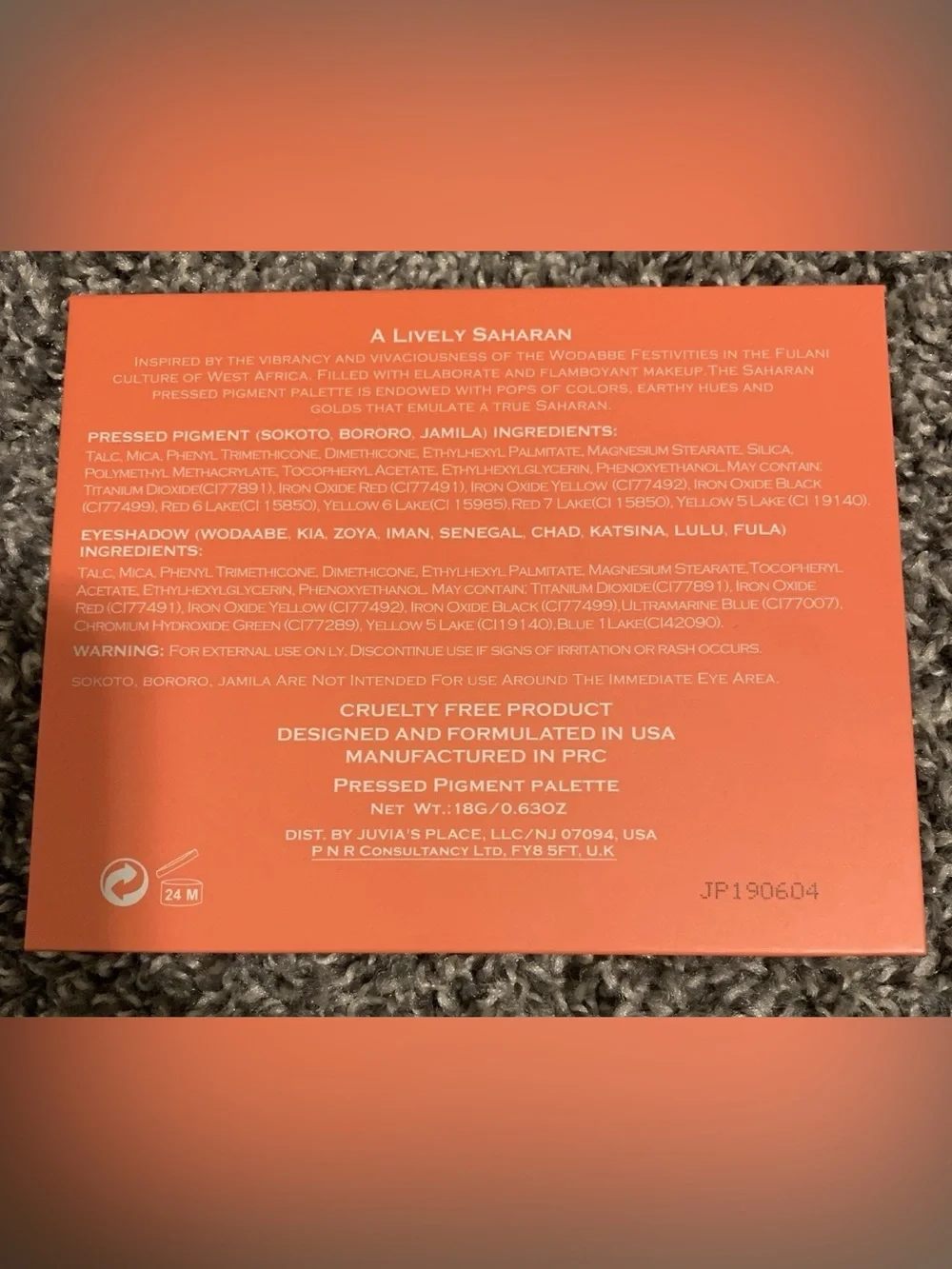 Juvia’s Place The Saharan Eyeshadow Palette
